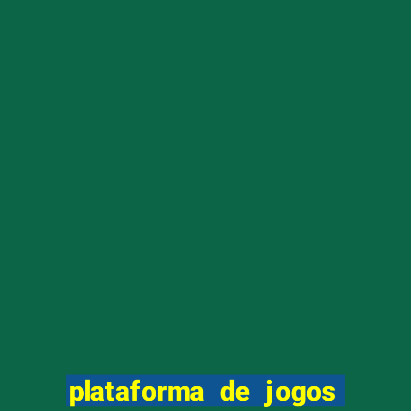 plataforma de jogos nova 2024